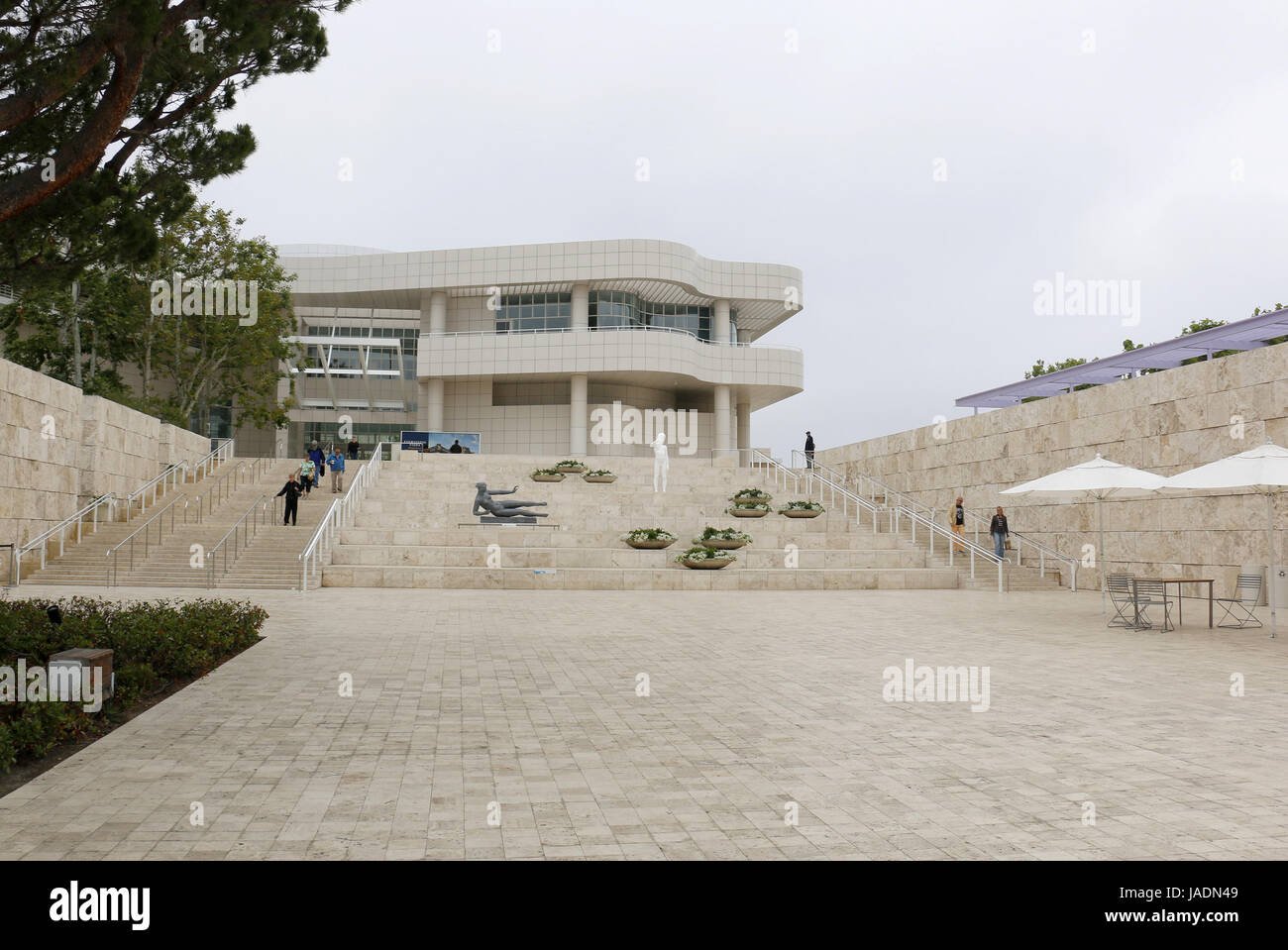 Il Getty Center di Los Angeles, Stati Uniti d'America nel maggio 2017. Foto Stock