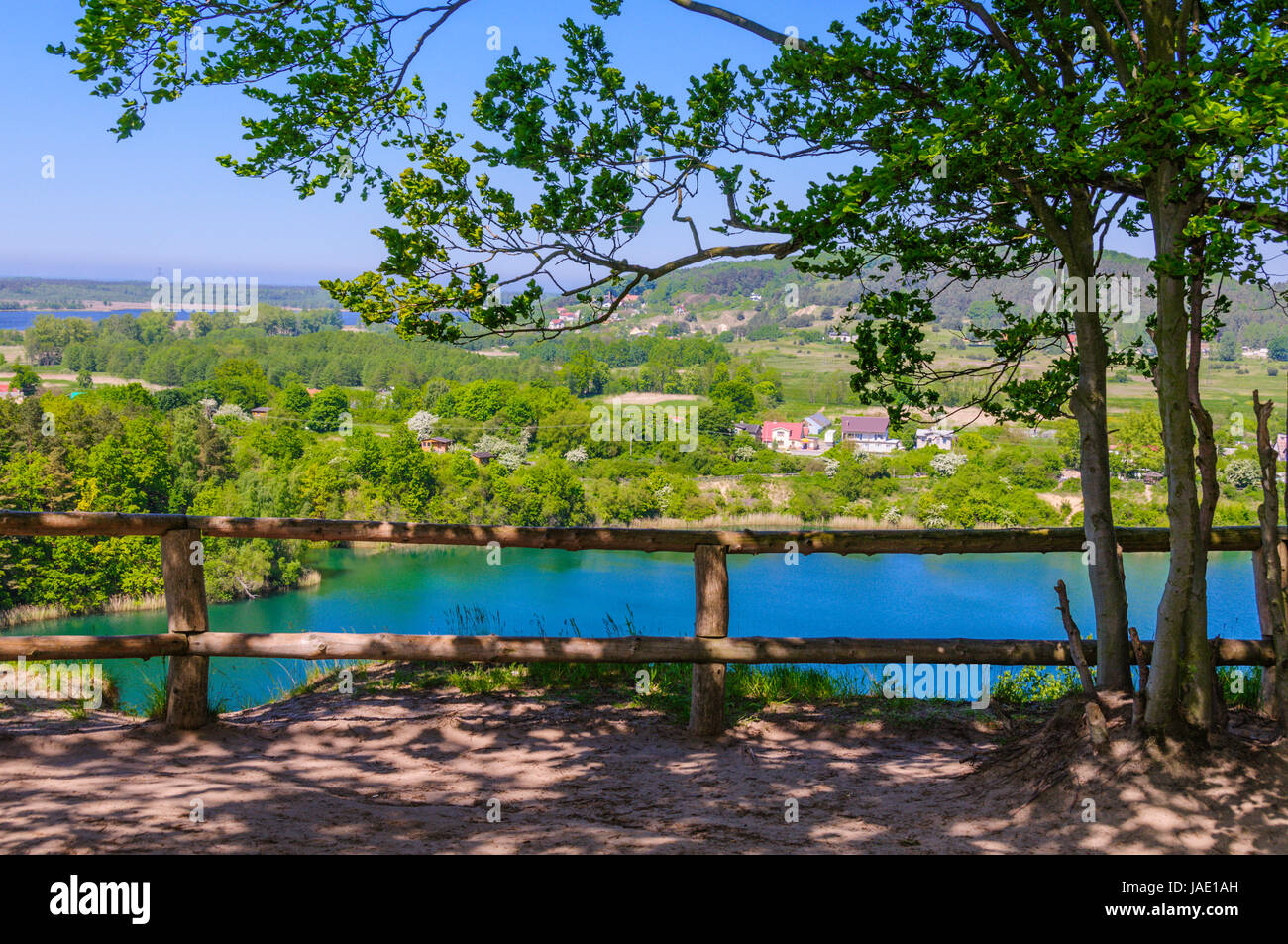 Il lago di acque interne Foto Stock