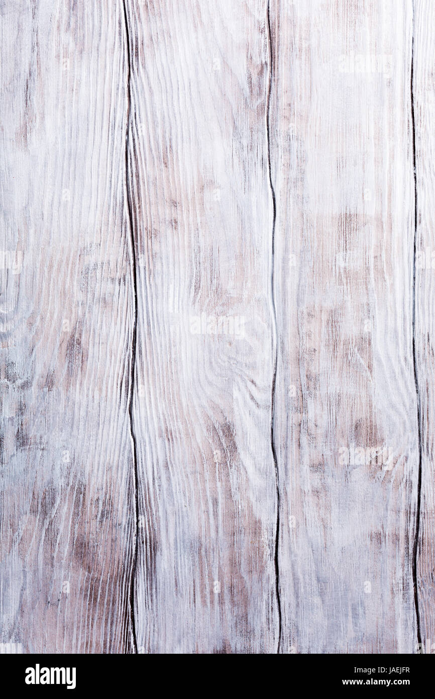 Vecchio bianco tavolato in legno sfondo. Strisce verticali Foto Stock