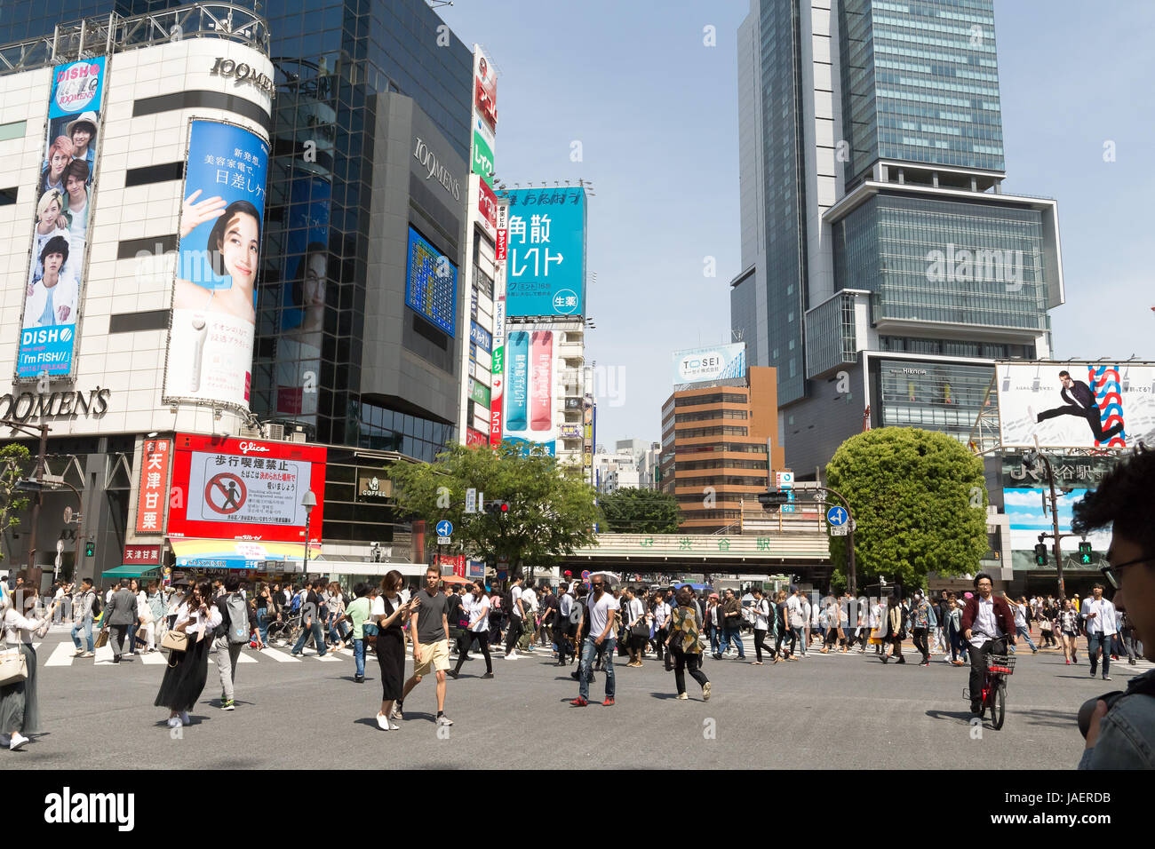 La vista della citta' di Tokyo, Giappone Foto Stock