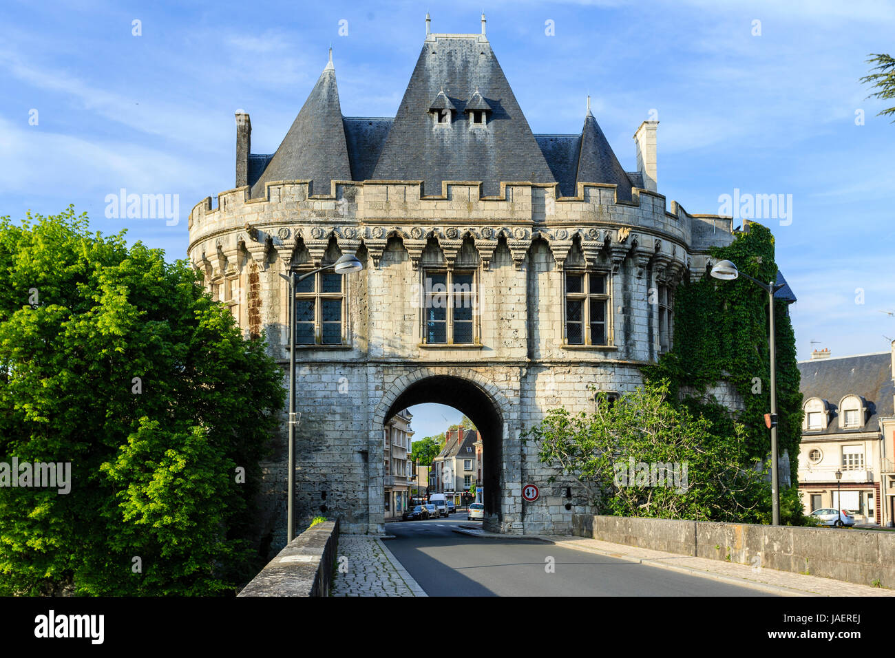Francia, Loir et Cher, Vendome Saint Georges porta Foto Stock