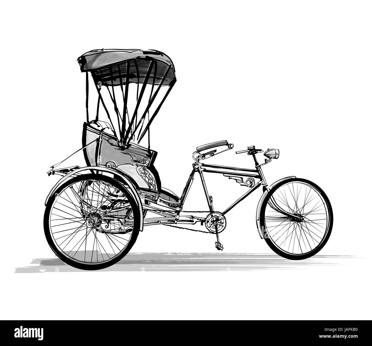 Indian risciò ciclo - illustrazione vettoriale Illustrazione Vettoriale