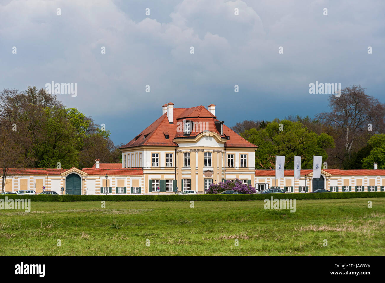 Porzellan Manufaktur Nymphenburg, München Foto Stock