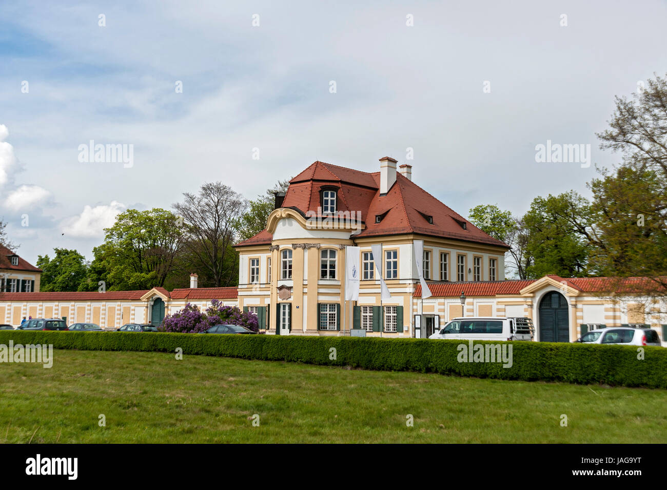 Porzellan Manufaktur Nymphenburg, München Foto Stock