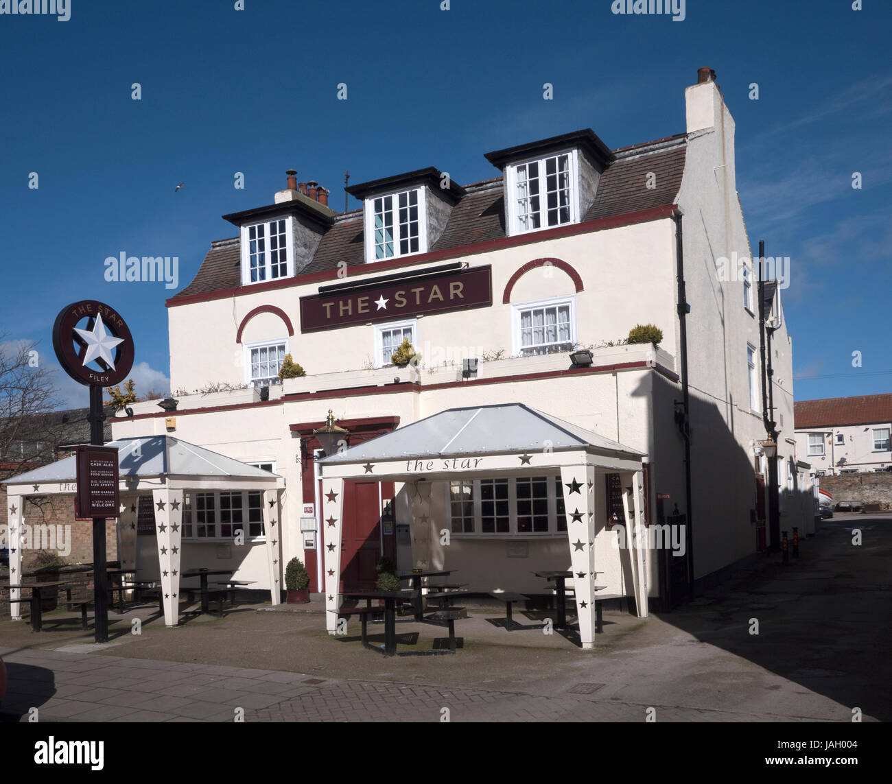 Lo Star Inn, Mitford Street, Filey, nello Yorkshire, Inghilterra, Regno Unito Foto Stock