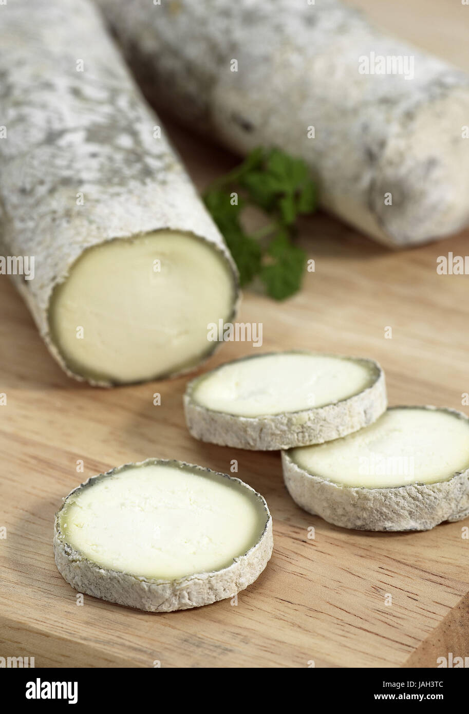 Formaggio francese,Saint Moor de Touraine, formaggio,prodotta,latte di capra, Foto Stock
