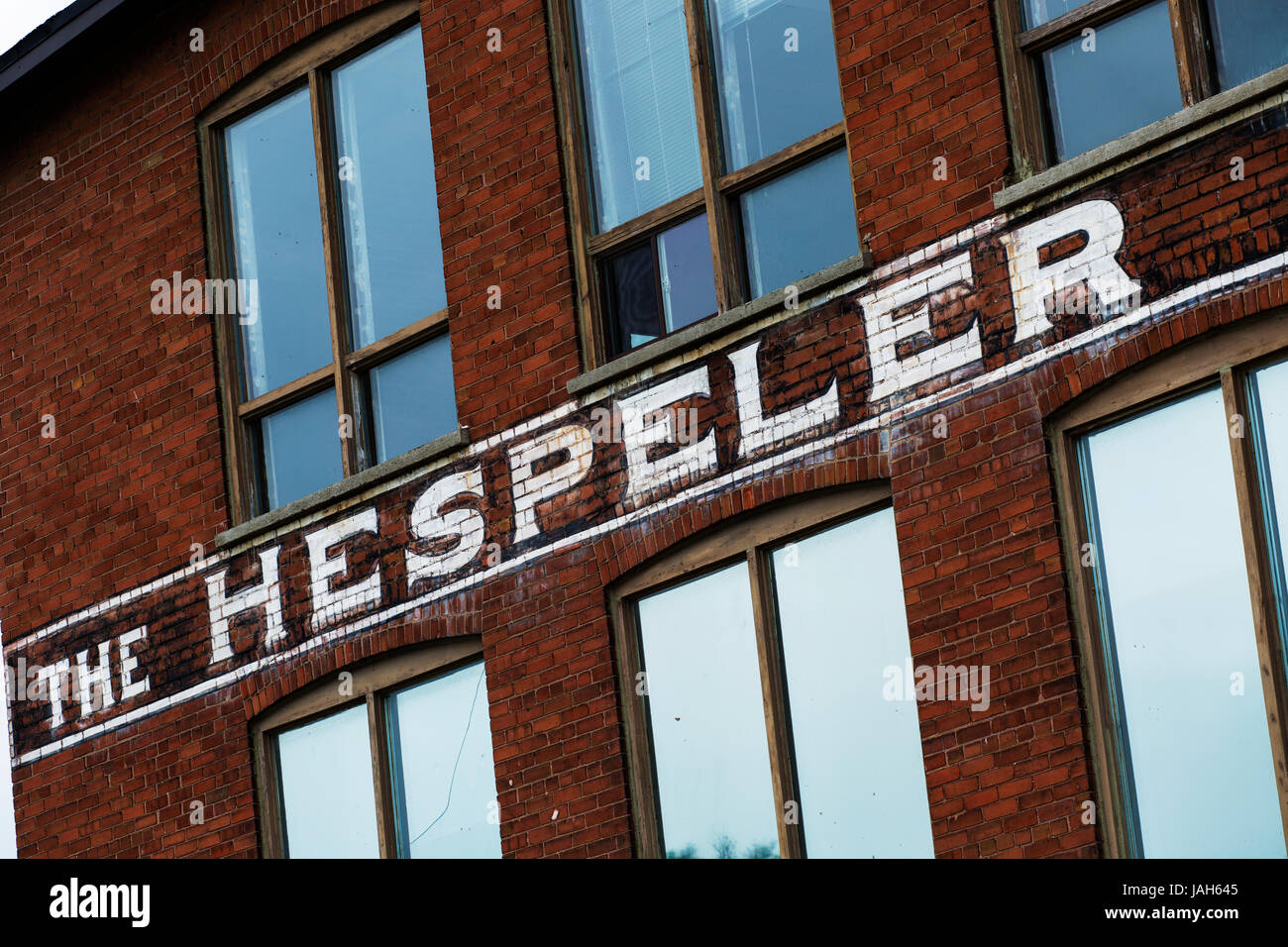 Cambridge Ontario Canada (Hespeler) i mobili Hespeler Co. edificio. Foto Stock