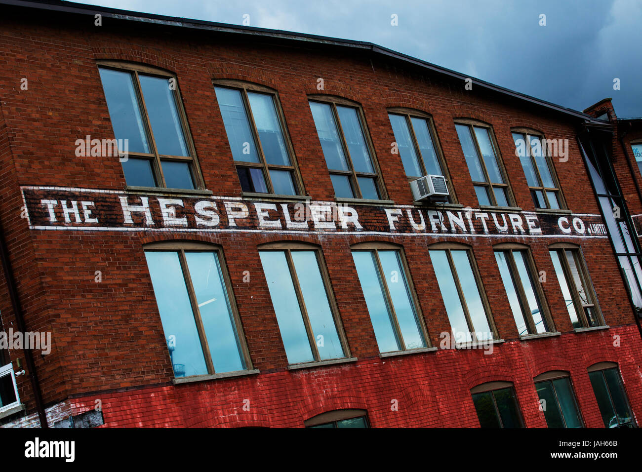 Cambridge Ontario Canada (Hespeler) i mobili Hespeler Co. edificio. Foto Stock