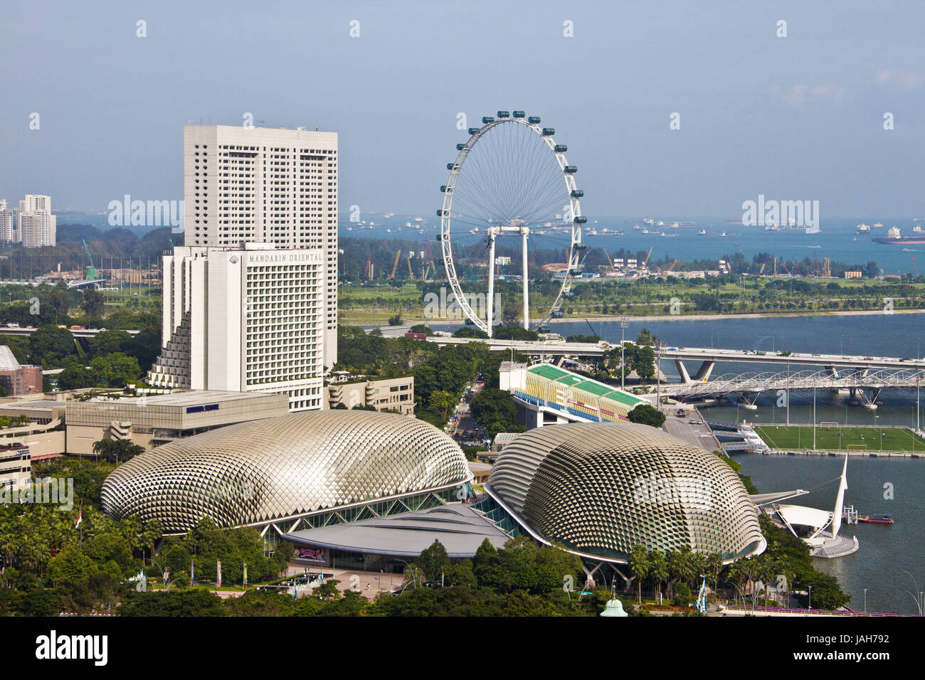 Singapore,Esplanade,Marina Bay,Big Dipper, Foto Stock