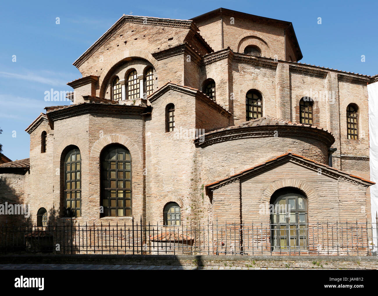 Chiesa di San Vitale, Basilika San Vitale, Ravenna, Emilia Romagna, Italia Foto Stock