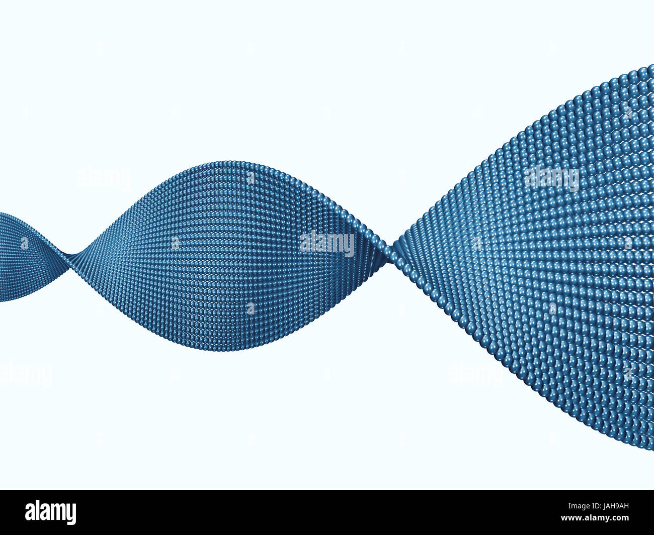 Pura geometria serie. Sullo sfondo di un blu degli elementi a spirale per le vostre esigenze di progettazione sul tema dell'industria, della scienza e della tecnologia Foto Stock