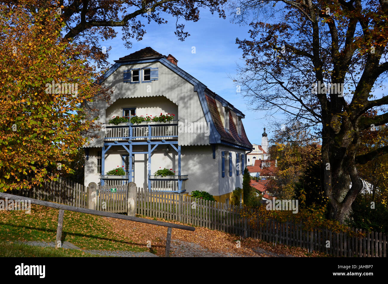 Gabriele-Münter-Haus, Murnau Foto Stock