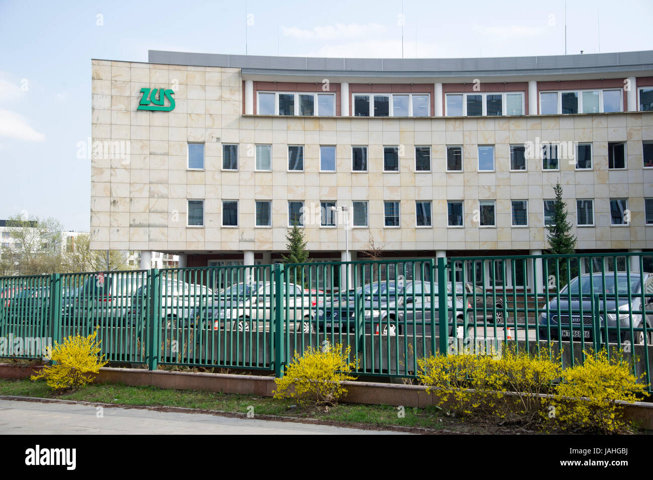 Le assicurazioni sociali istituzione (Zaklad Ubezpieczen Spolecznych ZUS) a Varsavia in Polonia © Wojciech Strozyk / Alamy Stock Photo Foto Stock