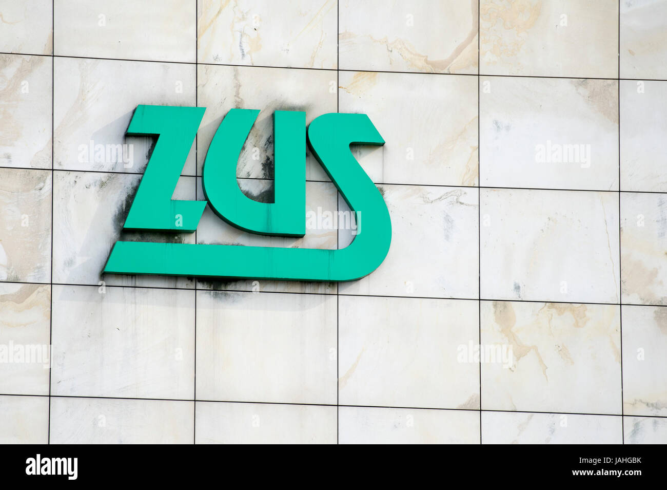 Le assicurazioni sociali istituzione (Zaklad Ubezpieczen Spolecznych ZUS) a Varsavia in Polonia © Wojciech Strozyk / Alamy Stock Photo Foto Stock