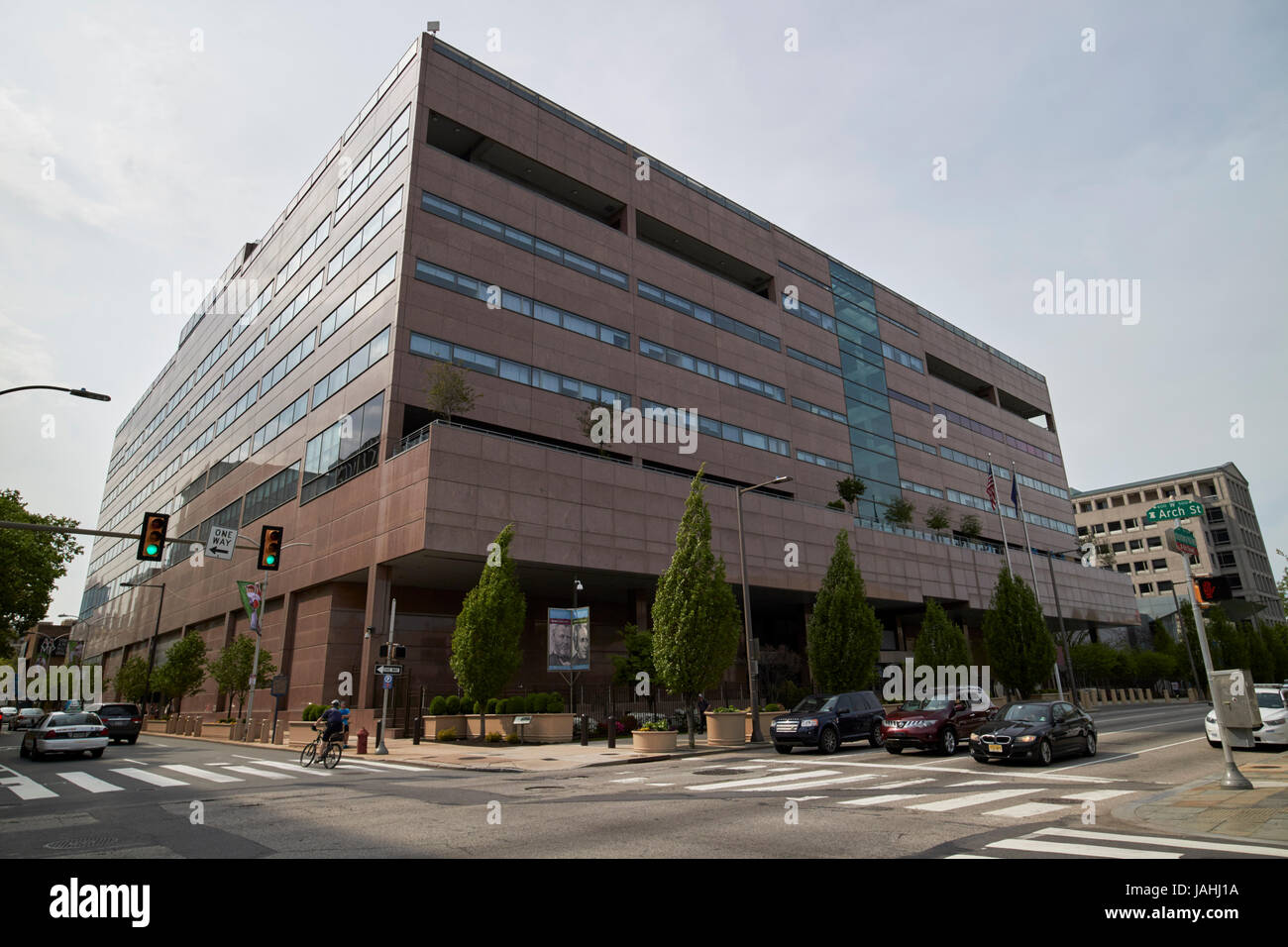 Federal Reserve Bank of Philadelphia edificio USA Foto Stock