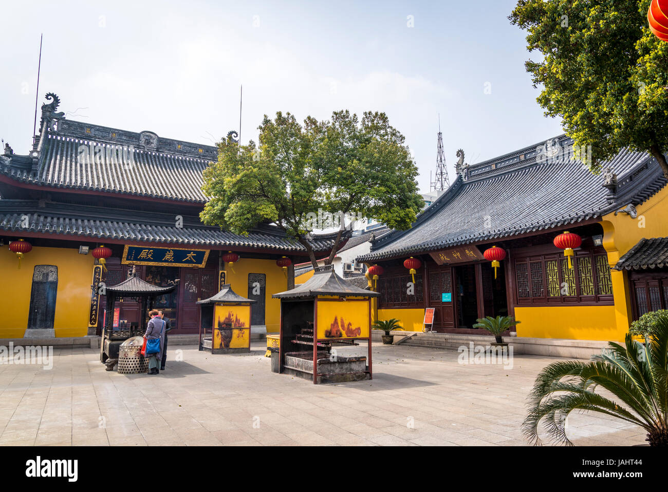 Tempio di mistero, un complesso taoista fondata nel Song Dynasty, Suzhou, provincia dello Jiangsu, Cina Foto Stock