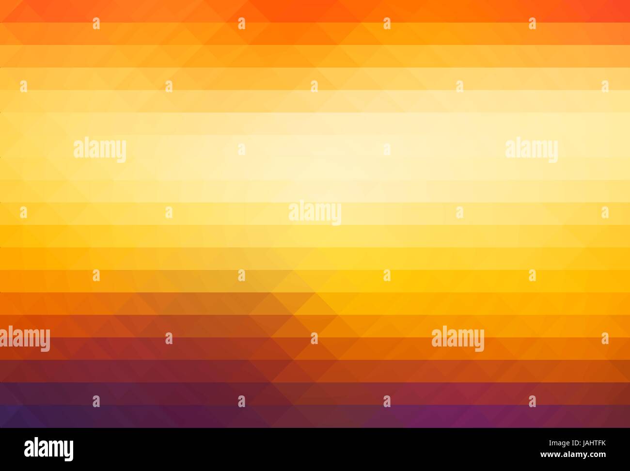 Viola giallo arancione rosso marrone geometrica astratta sfondo con righe di triangoli Illustrazione Vettoriale