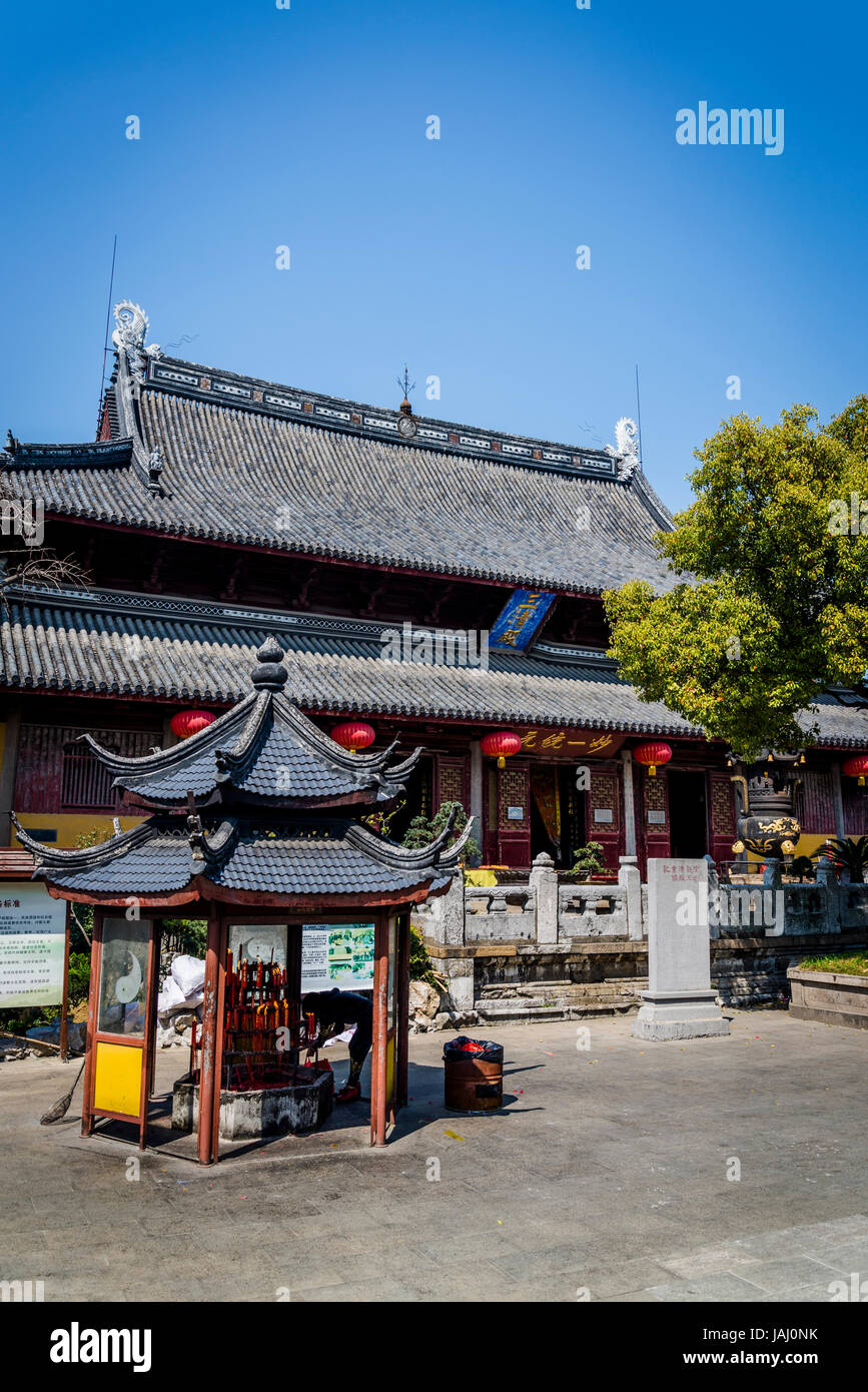 Tempio di mistero, un complesso taoista fondata nel Song Dynasty, Suzhou, provincia dello Jiangsu, Cina Foto Stock