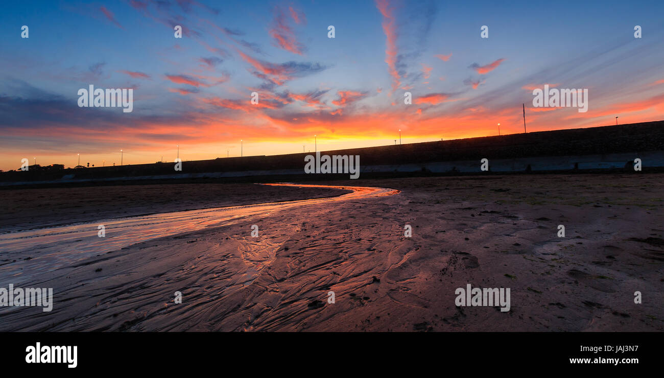 Spiaggia di Arbroath Foto Stock