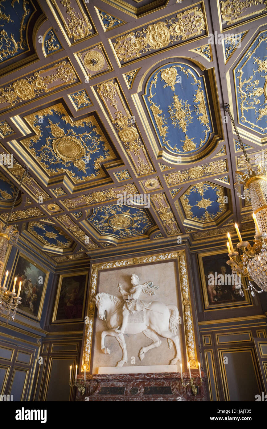 Francia,Ile-de-France,Fontainebleau,Chateau de Fontainebleau,camera di Ludwig II, Foto Stock