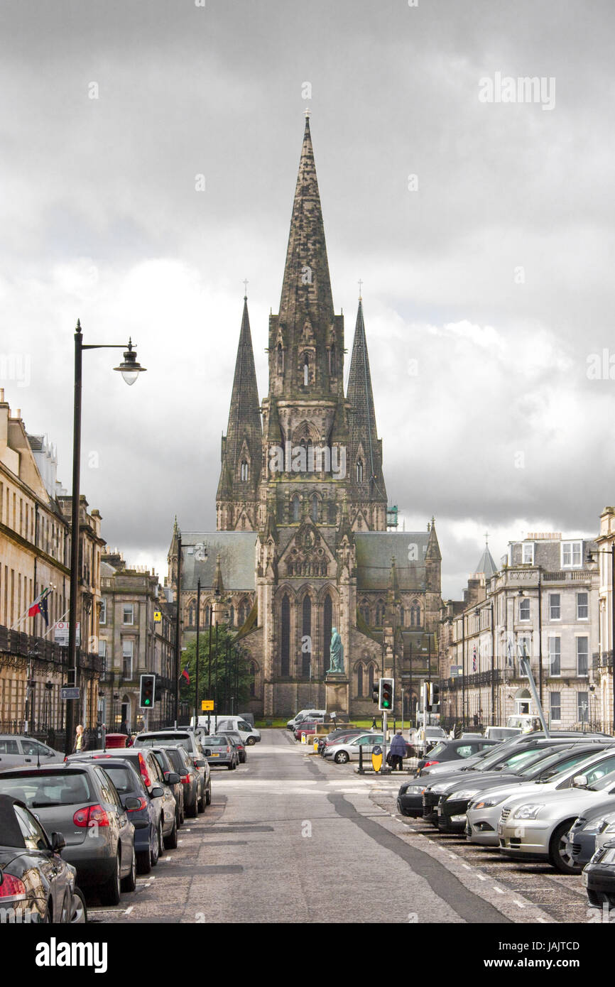 La Scozia , Edimburgo, George Street, Foto Stock