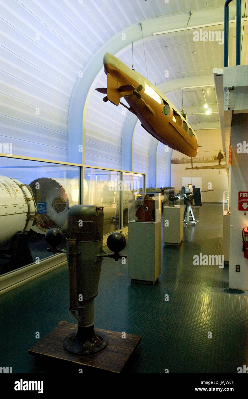 La US Navy Sub Museum - Groton, CT Foto Stock