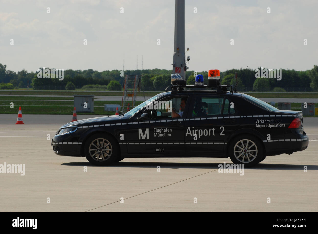Aeroporto,veicolo,approccio,Circuito di traffico, Foto Stock