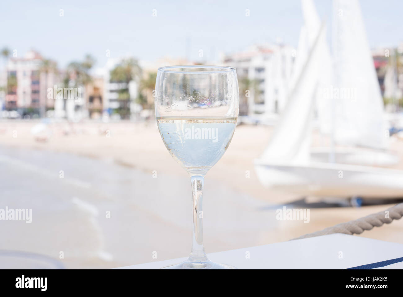 Sitges gay city beach estate Foto Stock
