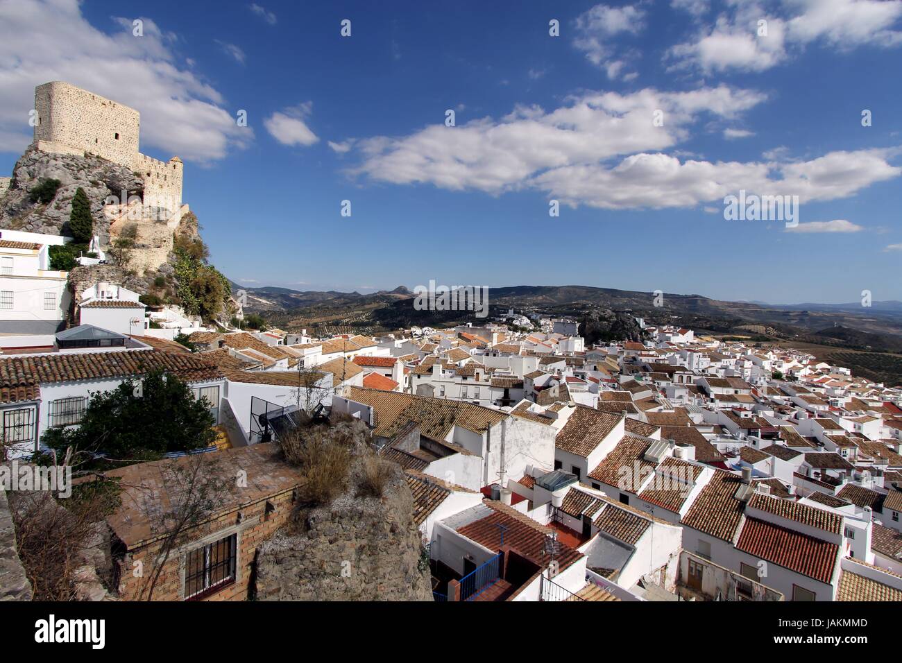 Città vecchia spagna Foto Stock