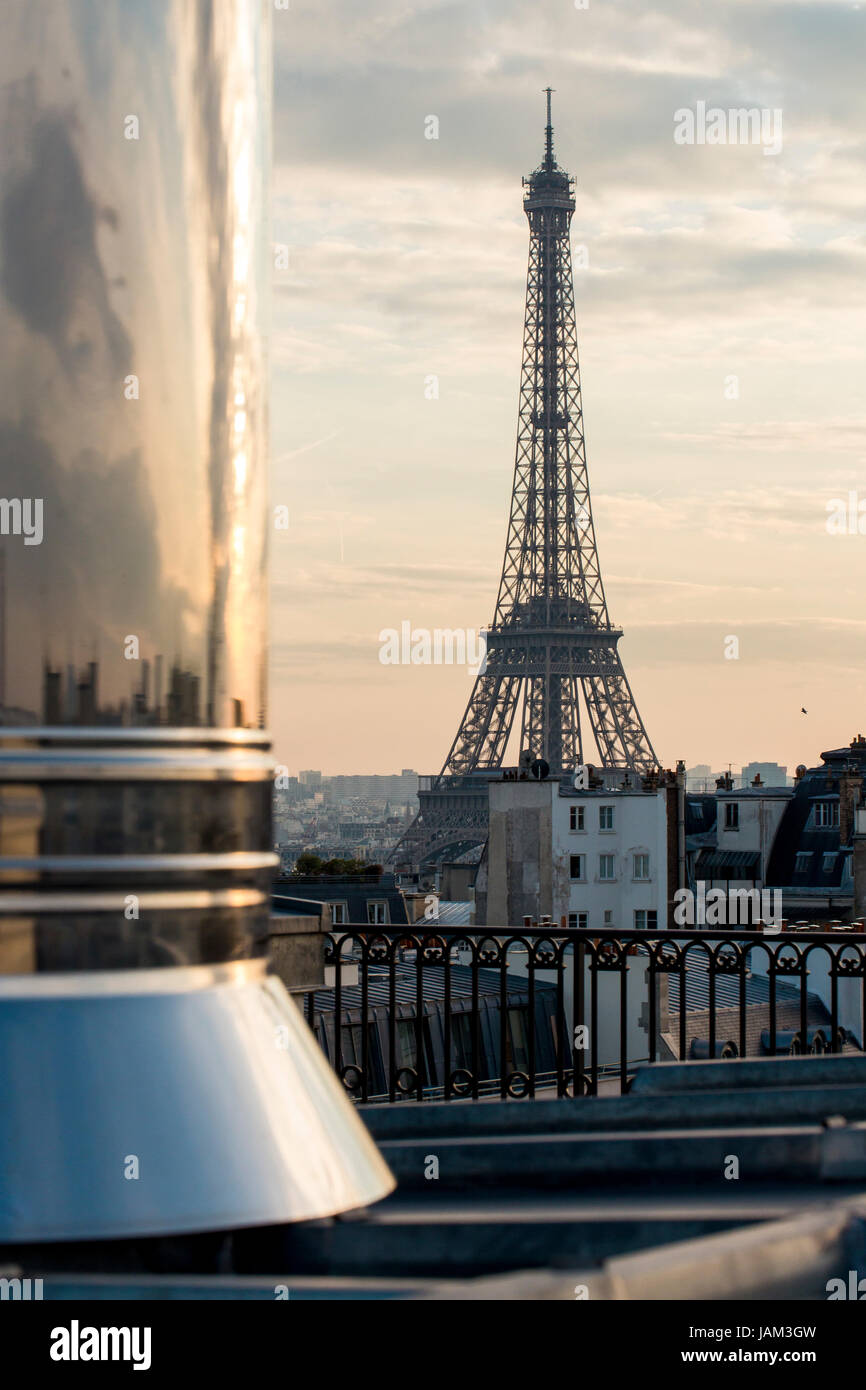 La Torre Eiffel a Parigi, Francia Foto Stock