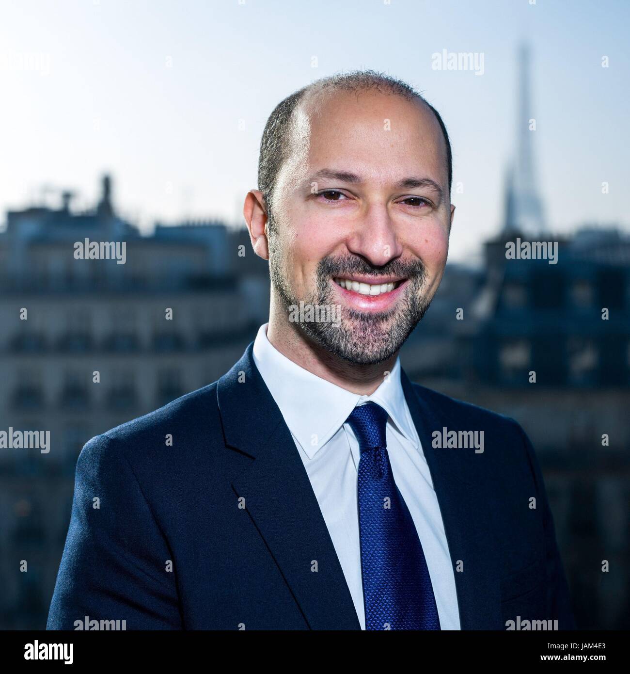 Victor Fabius, direttore associato della McKinsey & Company in Francia. Parigi, 20 gennaio 2016 Foto Damien Grenon. Foto Stock