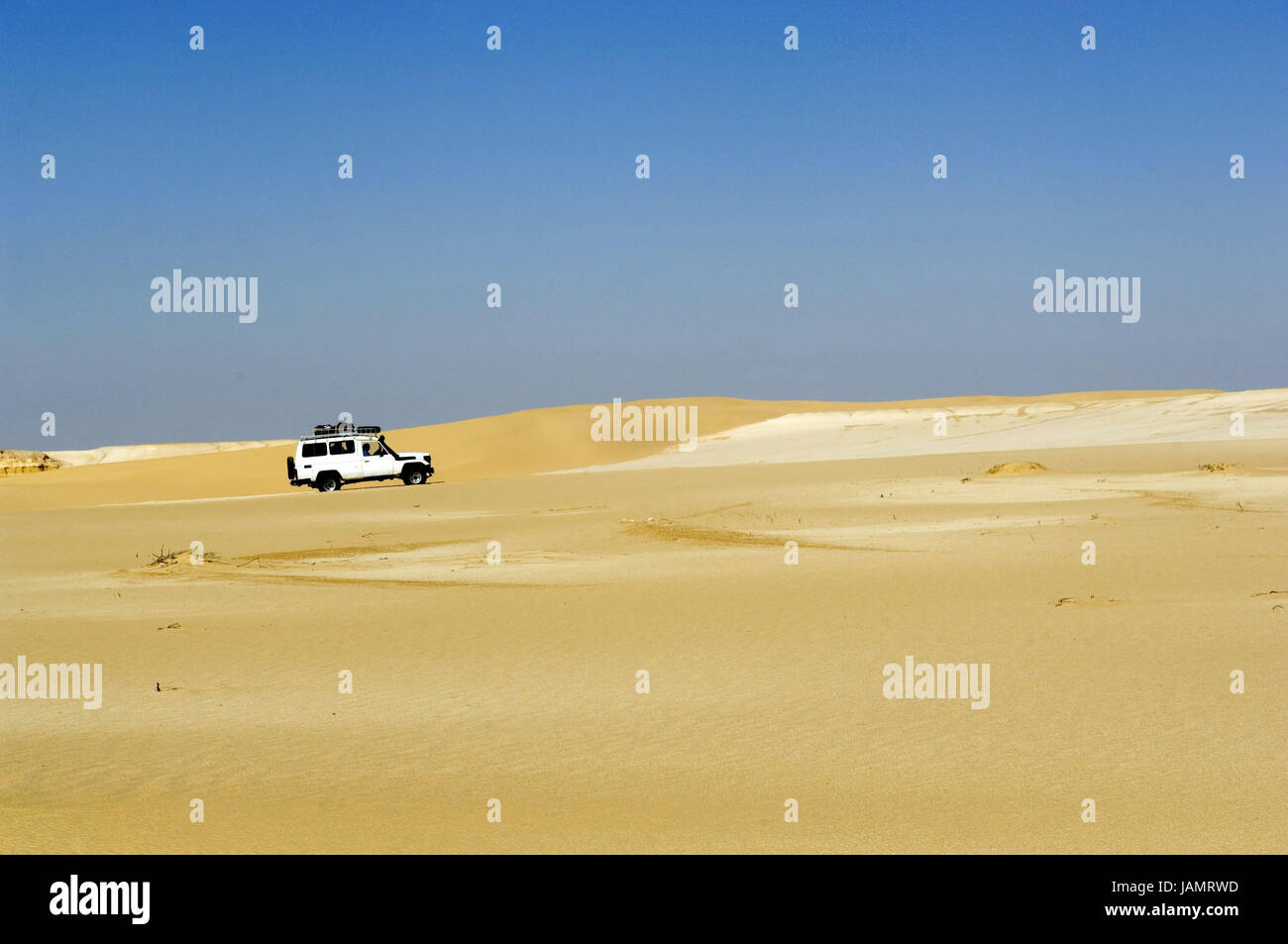 L'Egitto,deserto libico,auto,percorso di viaggio,oasi Siwa,oasi Baharija, Foto Stock