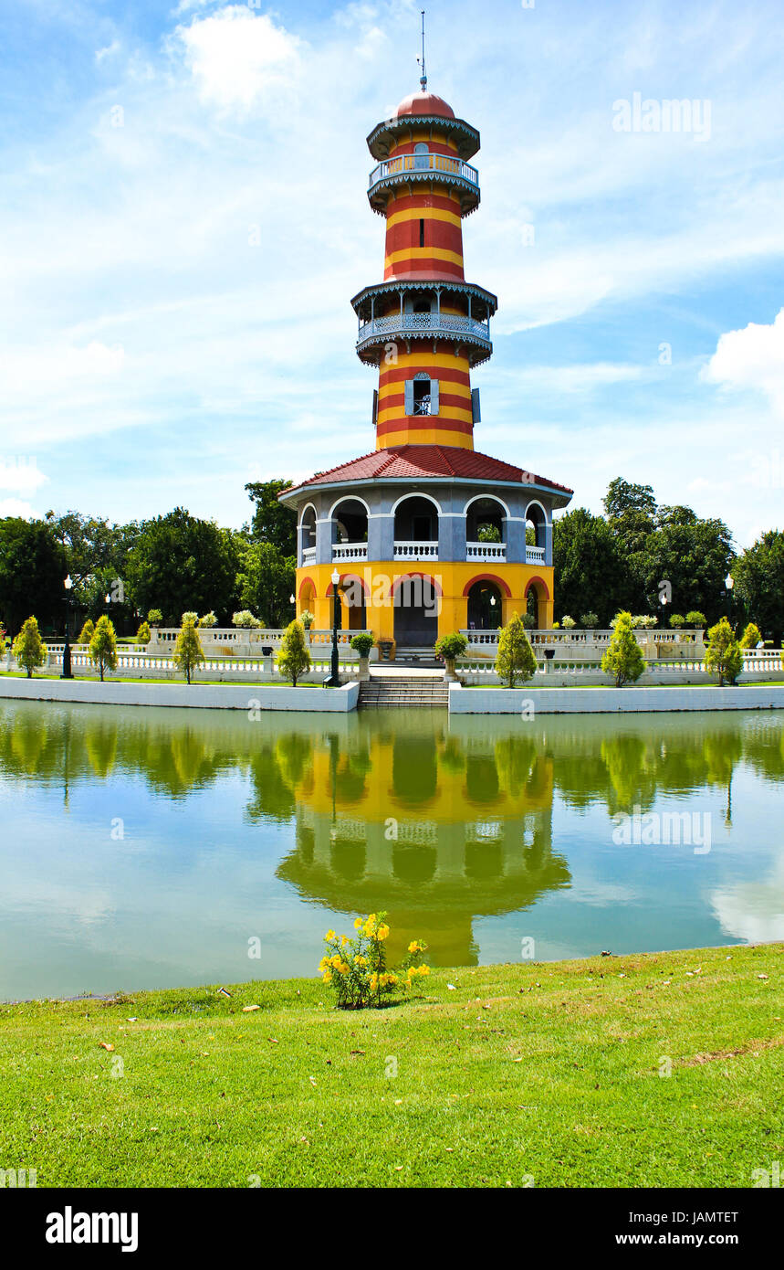 Bang Pa-In Palace, Bangkok, Thailandia. Foto Stock