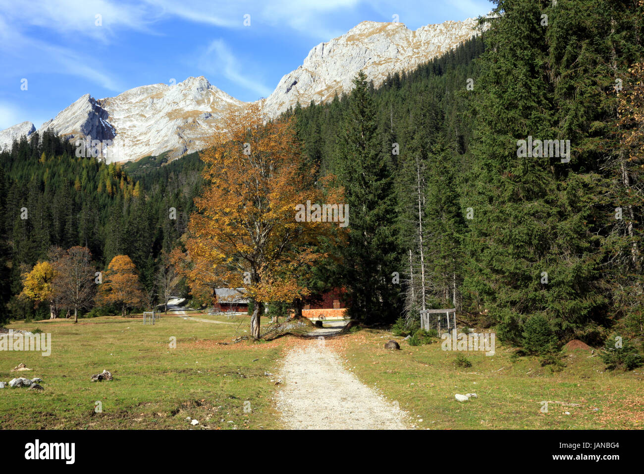 Piccolo ahornboden Foto Stock