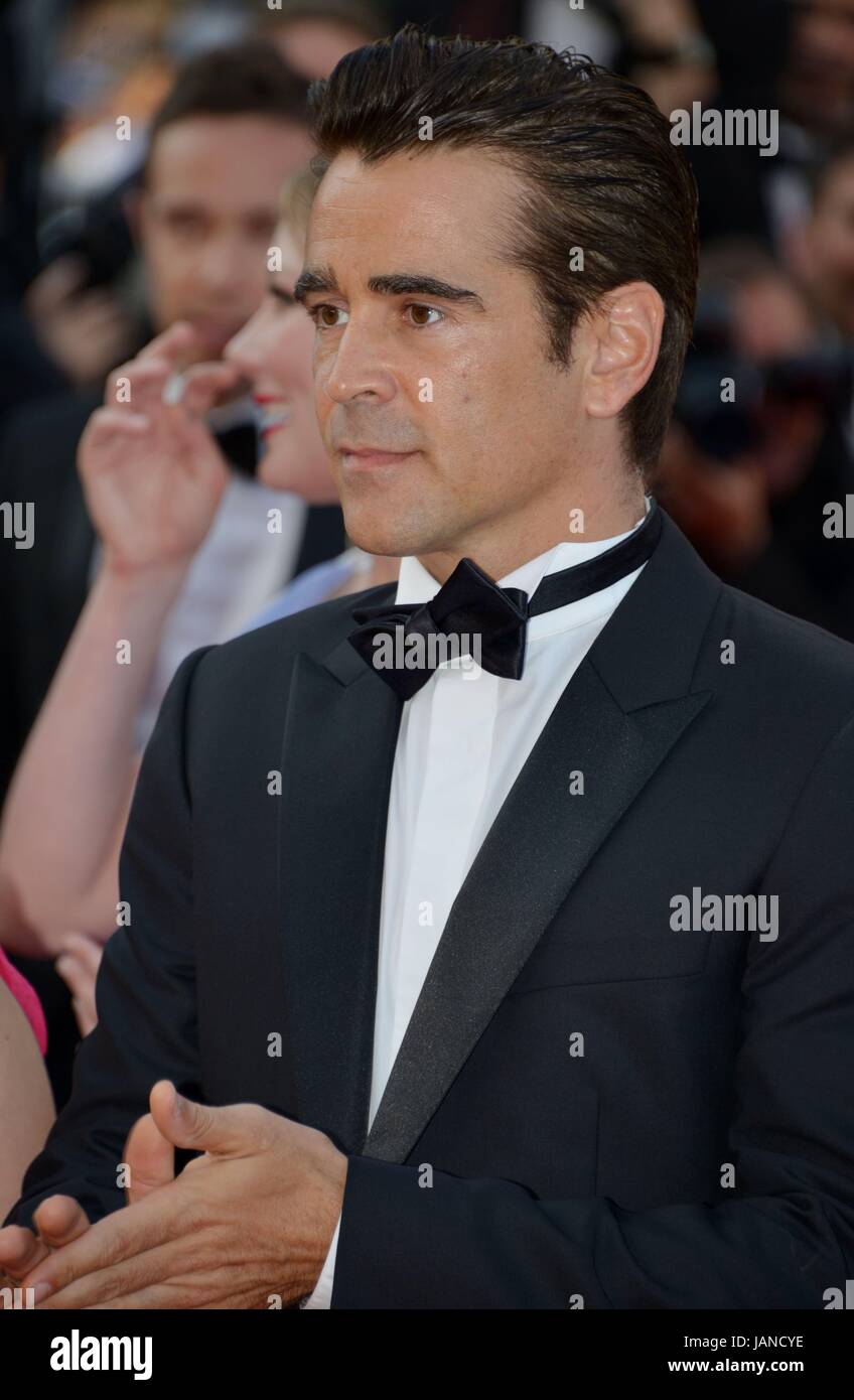 Colin Farrell che arrivano sul tappeto rosso per il film "ingannato" settantesimo Cannes Film Festival Maggio 24, 2017 foto Jacky Godard Foto Stock