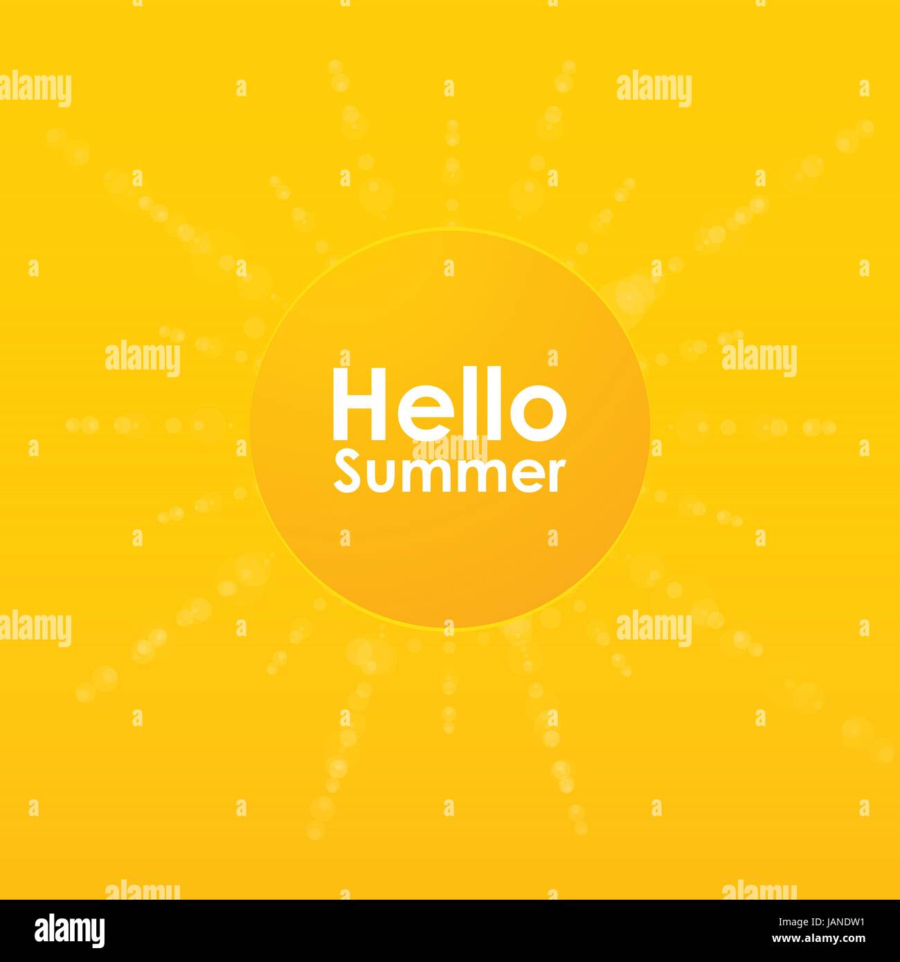 Estate sfondo con una speciale sun burst, disegno vettoriale, eps10 Illustrazione Vettoriale