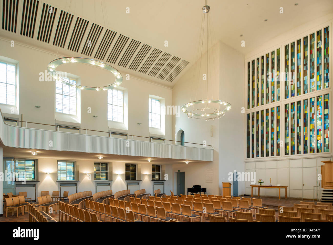 Deutschland, Renania settentrionale-Vestfalia, Wuppertal, barman, Evangelische Kirche Gemarke ( Gemarker Kirche ) Foto Stock