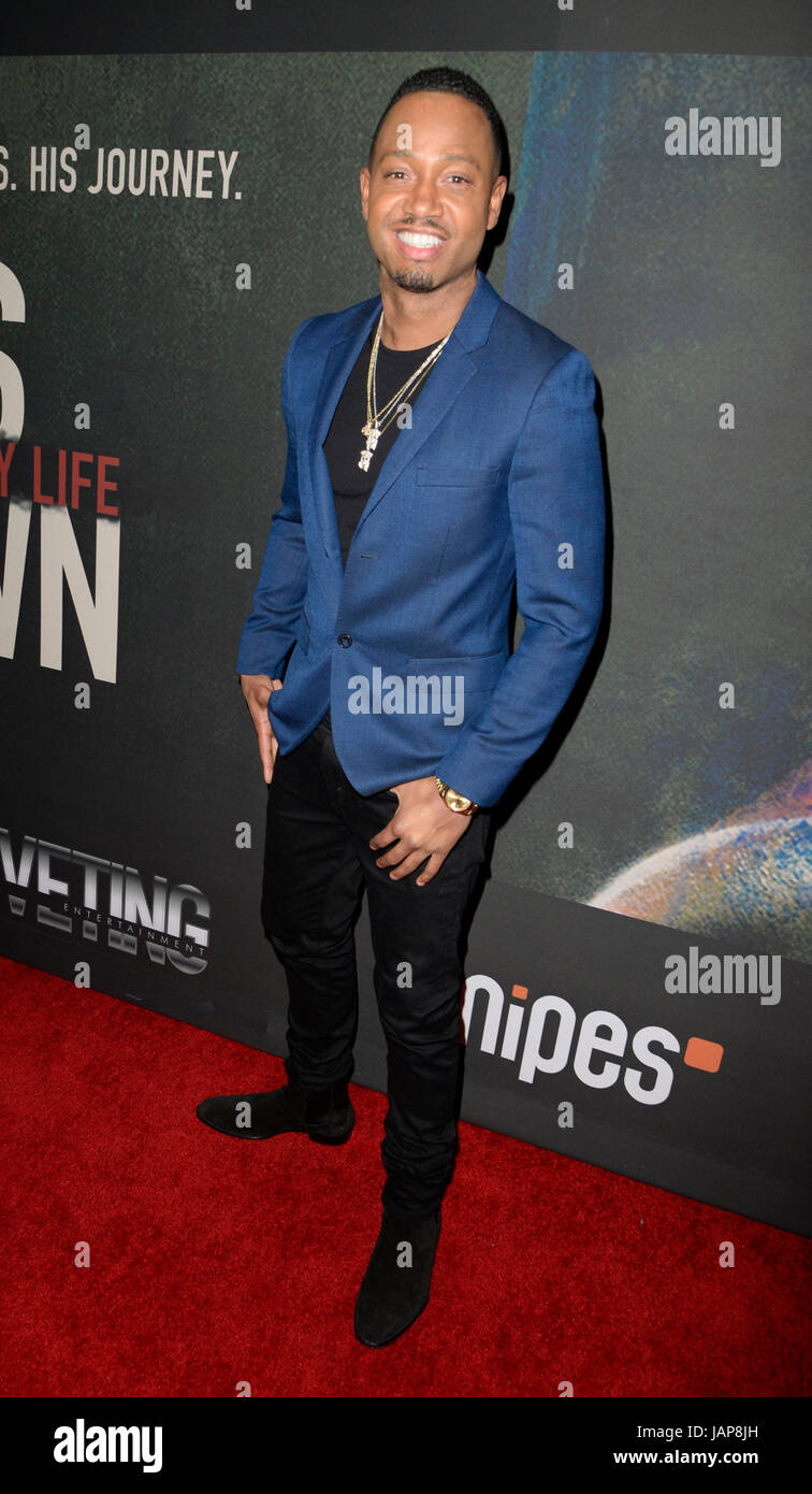 Los Angeles, Stati Uniti d'America. 6 Giugno, 2017. Terrence Jenkins alla premiere di rivettatura Entertainment " Chris Brown: Benvenuti nella mia vita" documentario in L.A. Credito: MediaPunch Inc/Alamy Live News Foto Stock
