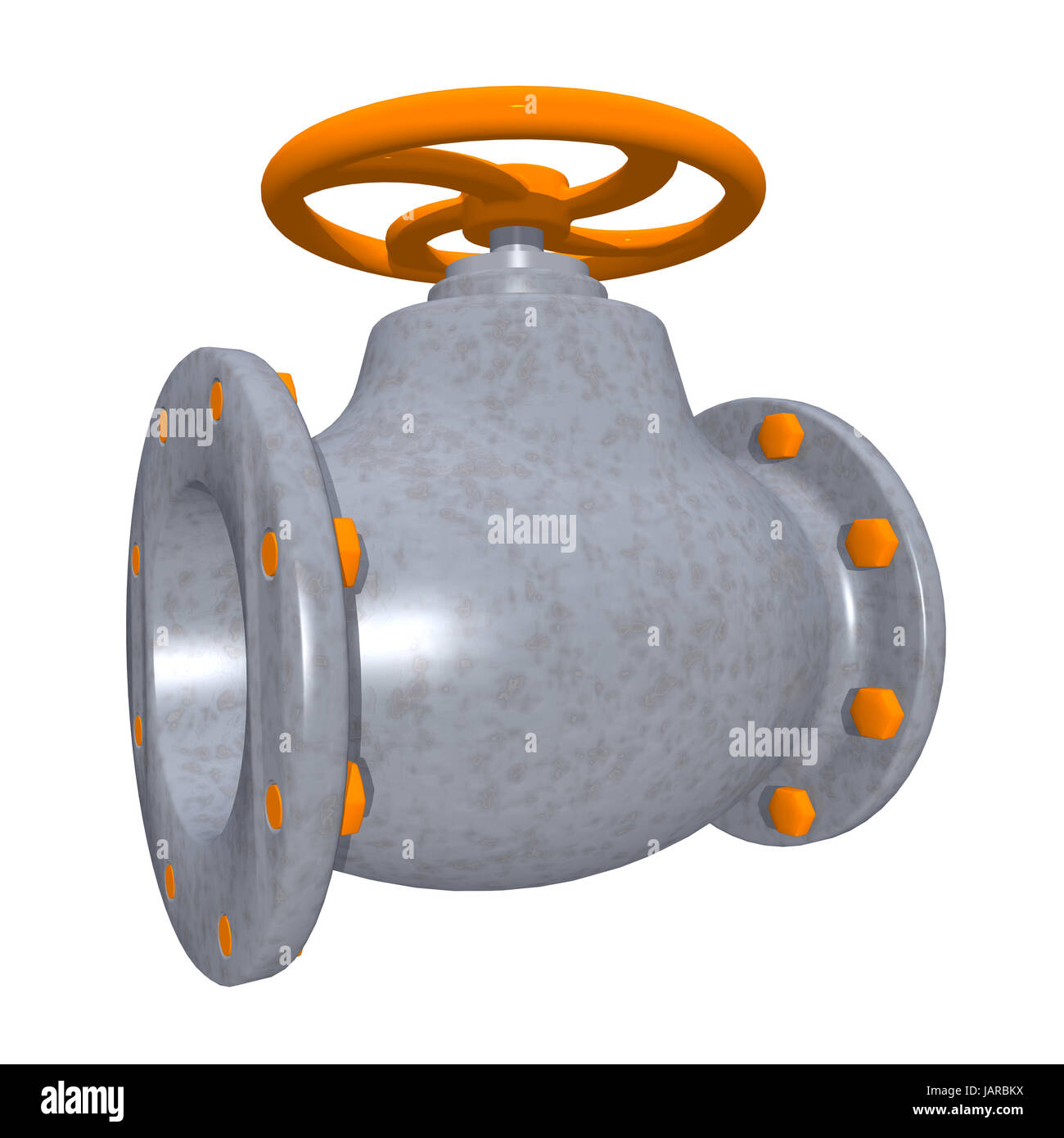 Tubo e valvola Foto Stock