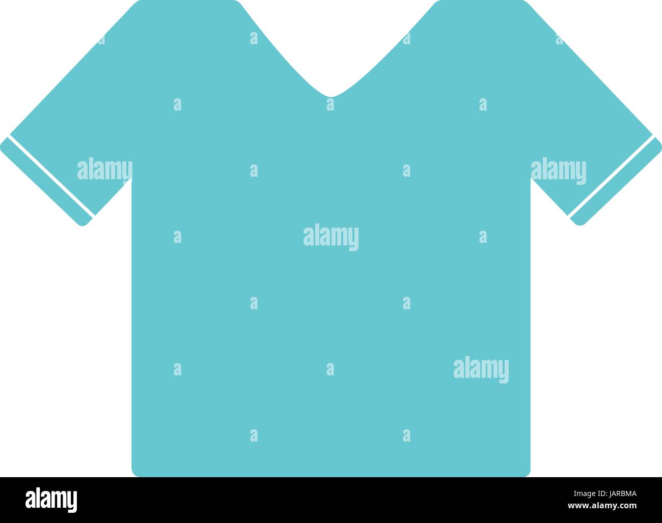 T shirt abbigliamento in semplice piatto stile vettoriale Illustrazione Vettoriale