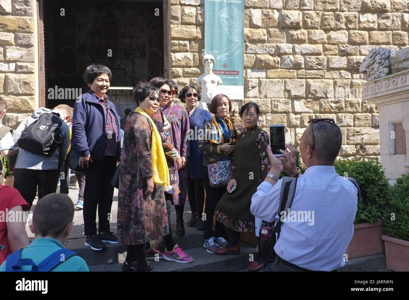 I turisti a Firenze Foto Stock