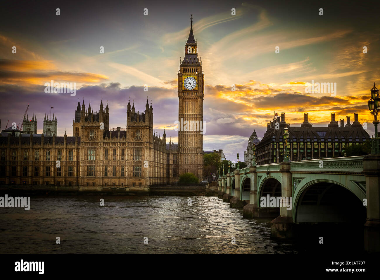 Big Ben di Londra Foto Stock
