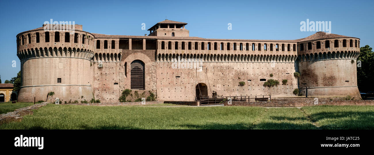 Imola. La medievale Rocca Sforzesca. Provincia di Bologna. Italia Foto Stock