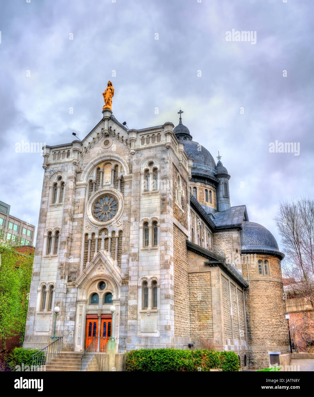 Saint Jacques Chiesa Parrocchiale a Montreal, Canada Foto Stock