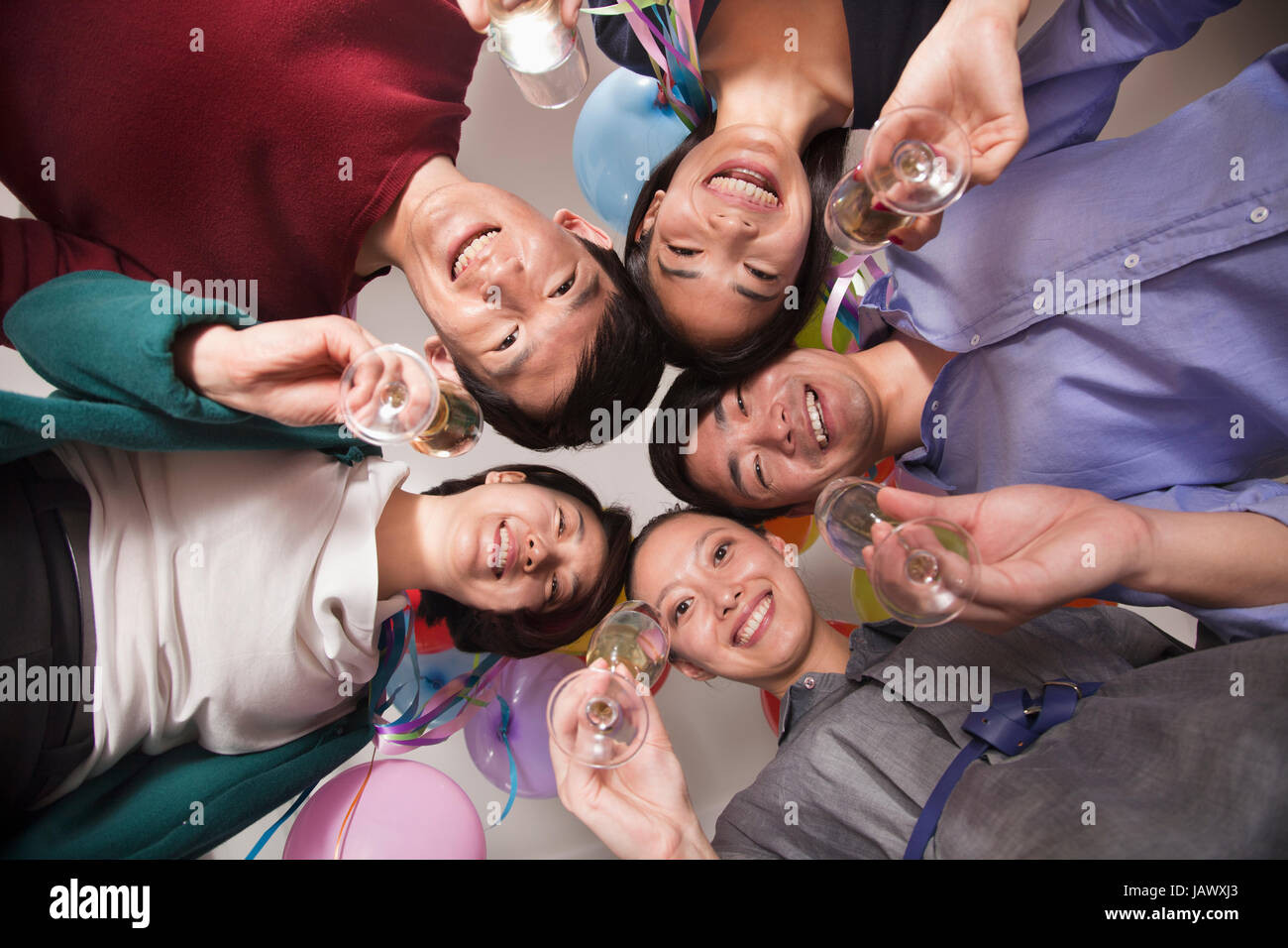 Ridere risate Foto Stock