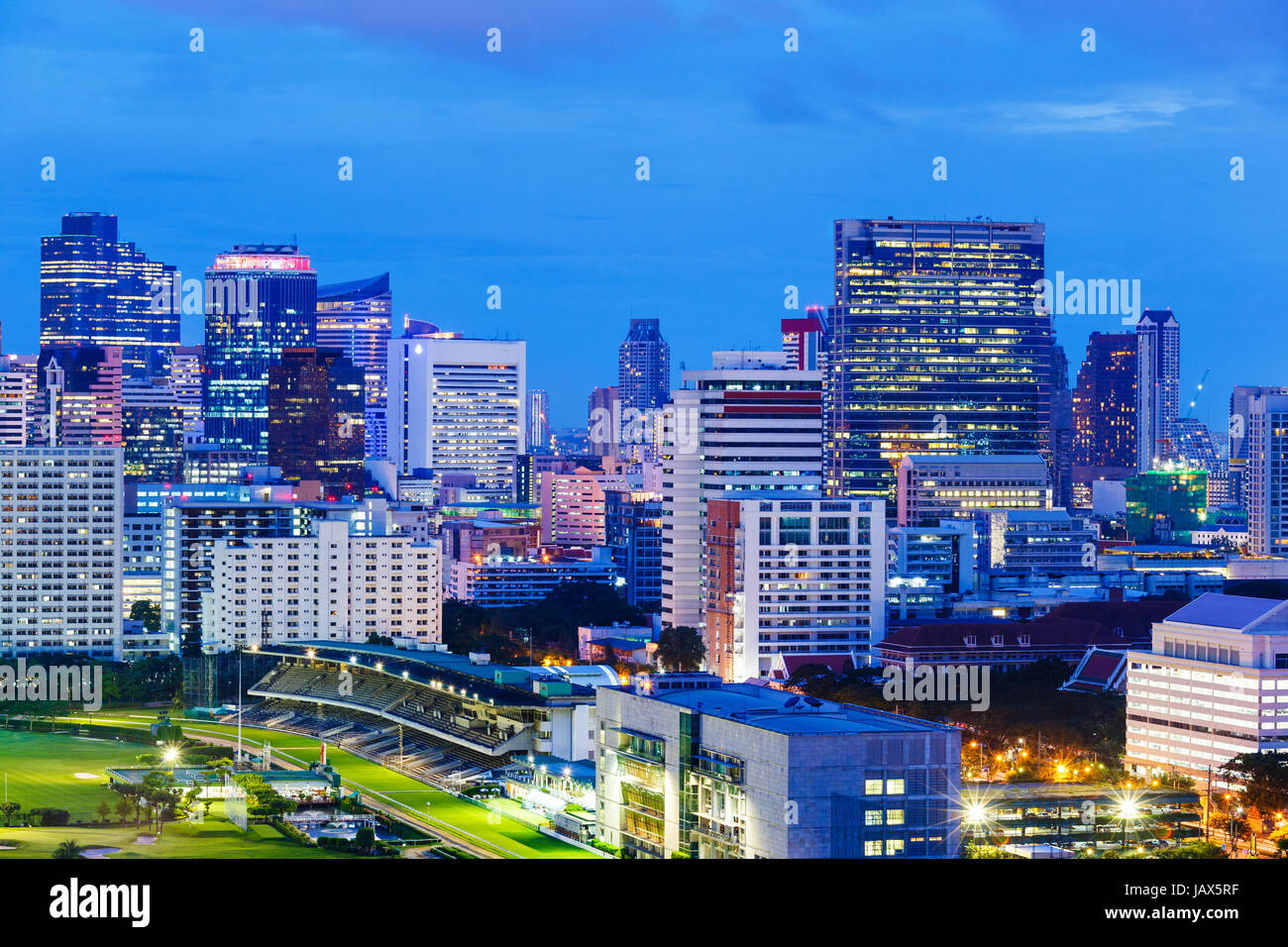 Notte di Bangkok Foto Stock