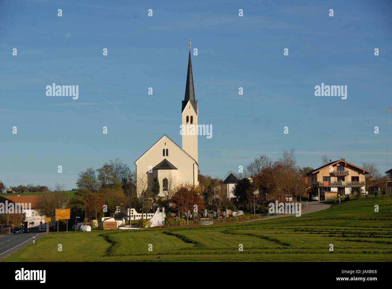 Riedering in autunno Foto Stock