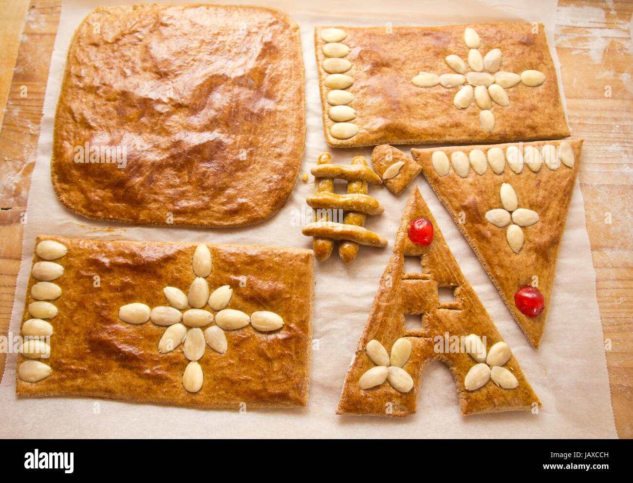 Gingerbread house Foto Stock