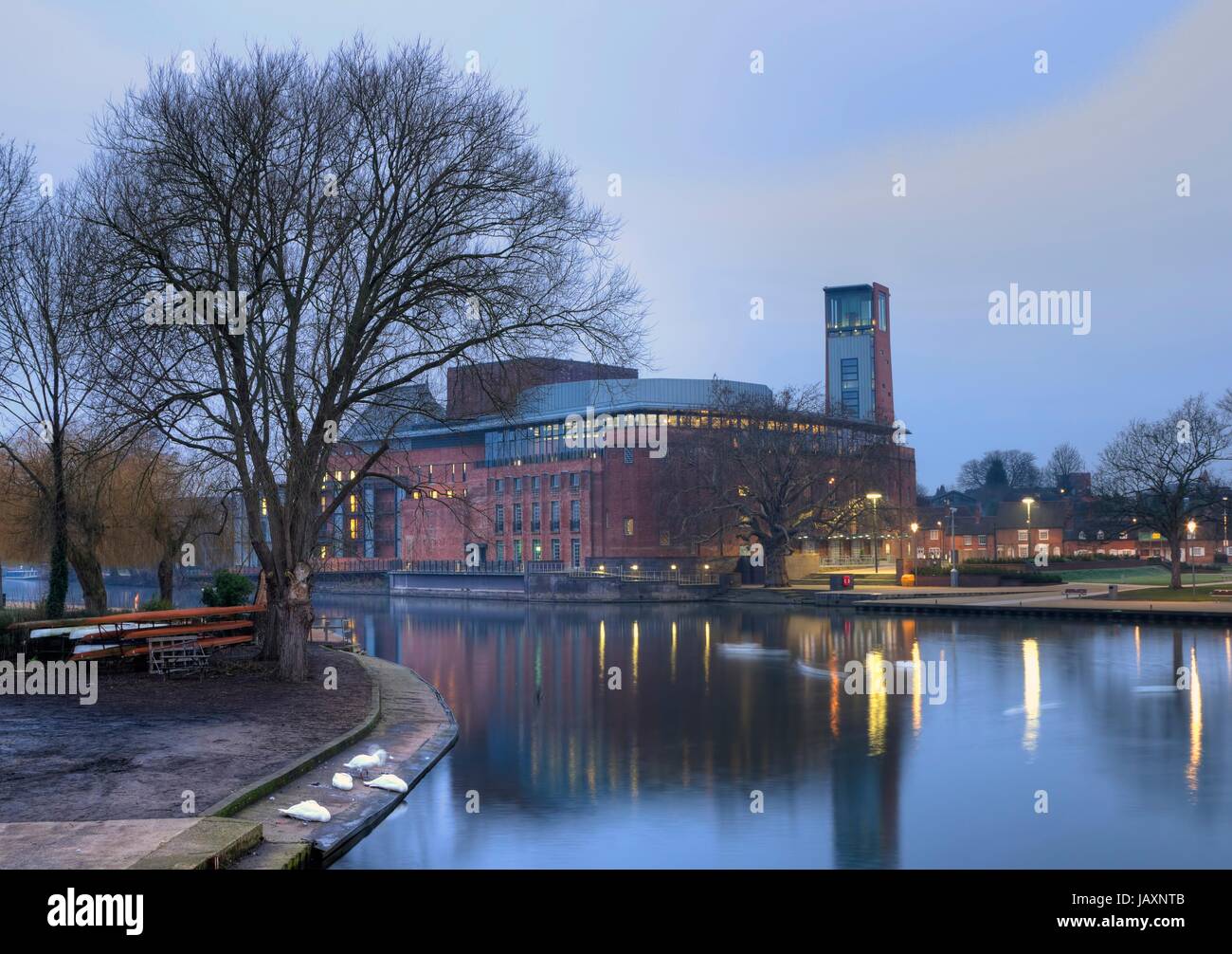 Royal Shakespeare Company Theatre, Stratford upon Avon, Warwickshire, Inghilterra. Foto Stock