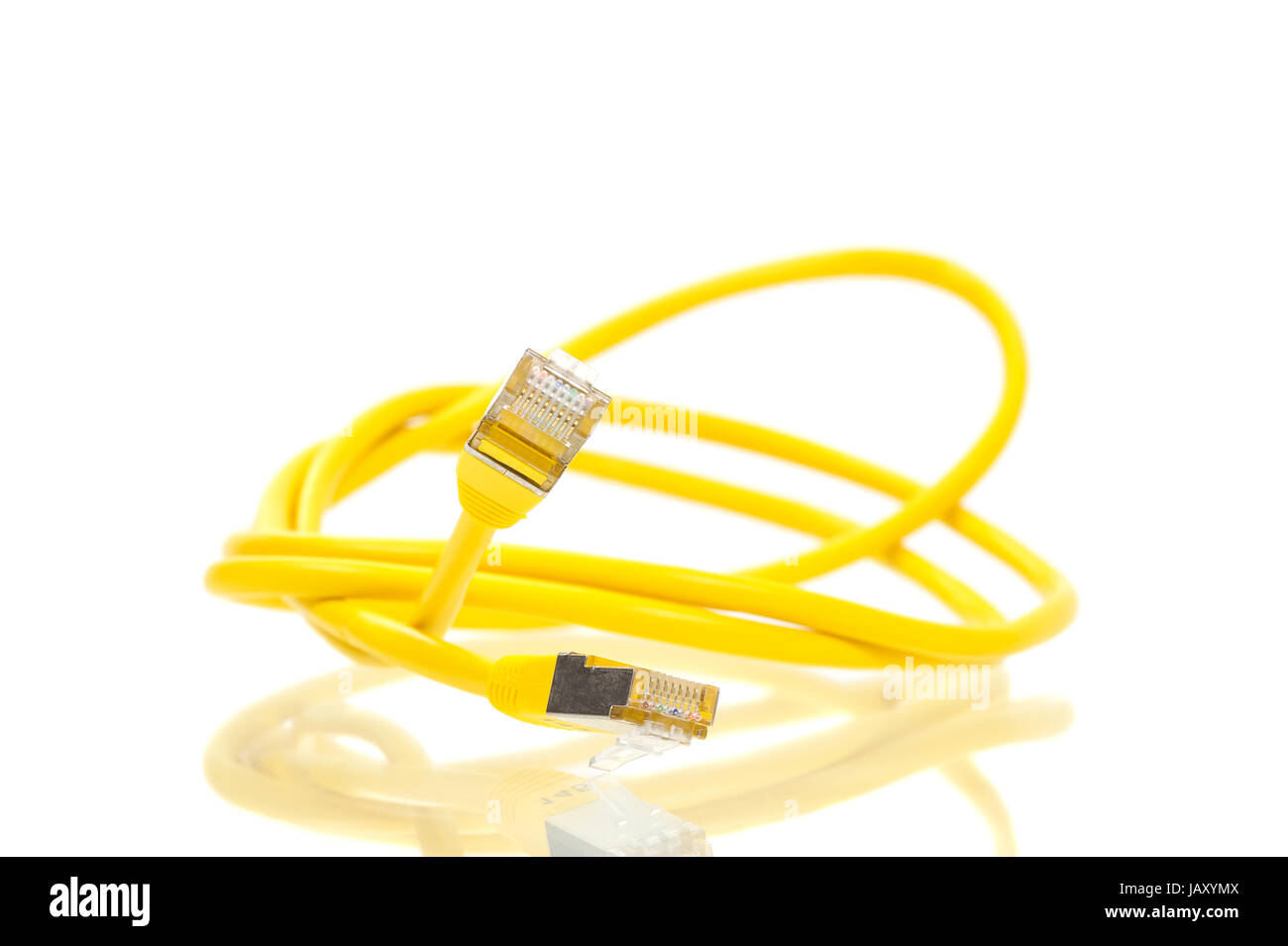 Rj 45 cavo Foto Stock